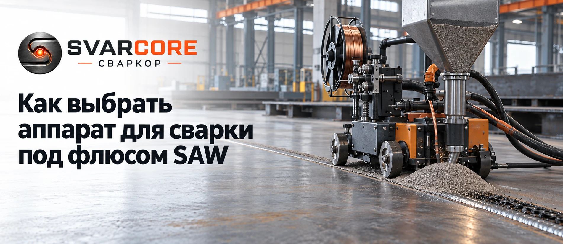Как выбрать аппарат для сварки под флюсом SAW