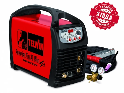 Сварочный аппарат SUPERIOR TIG 311 DC-HF/LIFT 230-400V +ACC
