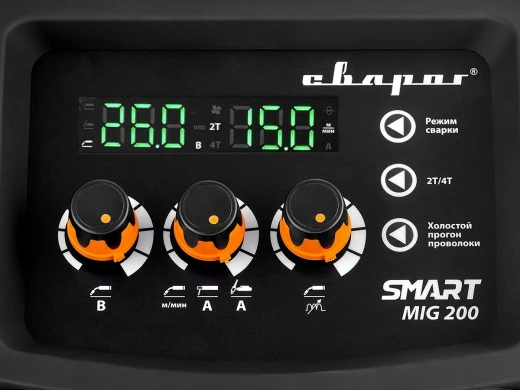 Сварочный полуавтомат MIG/MAG Сварог REAL SMART MIG 200 BLACK (N2A5)