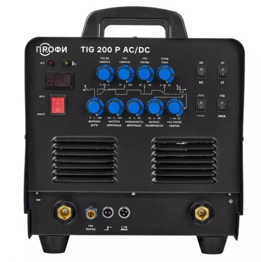 Аппарат аргонодуговой сварки TIG AC/DC ПРОФИ TIG 200 P (НАКС)