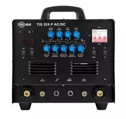 Аппарат аргонодуговой сварки TIG AC/DC ПРОФИ TIG 315 P