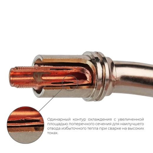 Сварочная полуавтоматическая горелка Parker SGB 501W 4 метра (MIG/MAG)