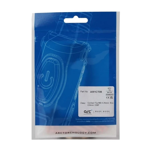 Контактный наконечник Arc М6 0,8 L25,0 ECu для MIG/MAG сварки