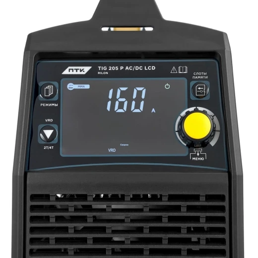 Аппарат аргонодуговой сварки TIG AC/DC ПТК RILON TIG 205 P LCD