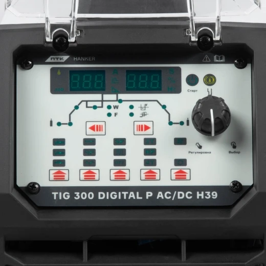 Аппарат аргонодуговой сварки TIG AC/DC ПТК HANKER TIG 300 DIGITAL P H39