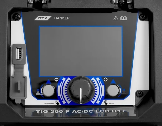 Аппарат аргонодуговой сварки TIG AC/DC ПТК HANKER TIG 300 P LCD H17