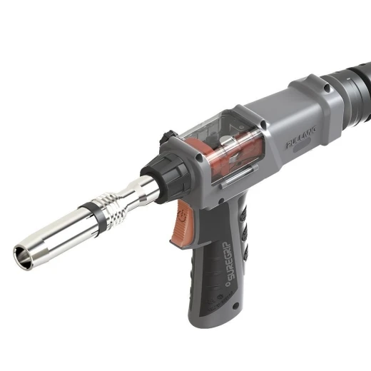 Сварочная полуавтоматическая горелка Parker Push-Pull SGP 401W с мотором 24В, подающим роликом для AL проволоки 1,2 мм 8 метров (MIG/MAG)