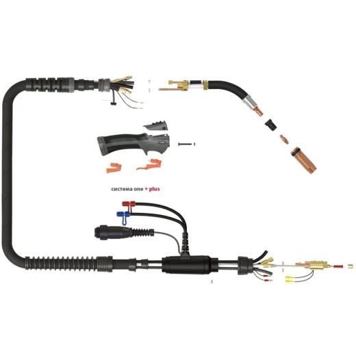 Сварочная полуавтоматическая горелка Parker Multi-Mig MMB 555W с двойным контуром охлаждения 5 метров (MIG/MAG)
