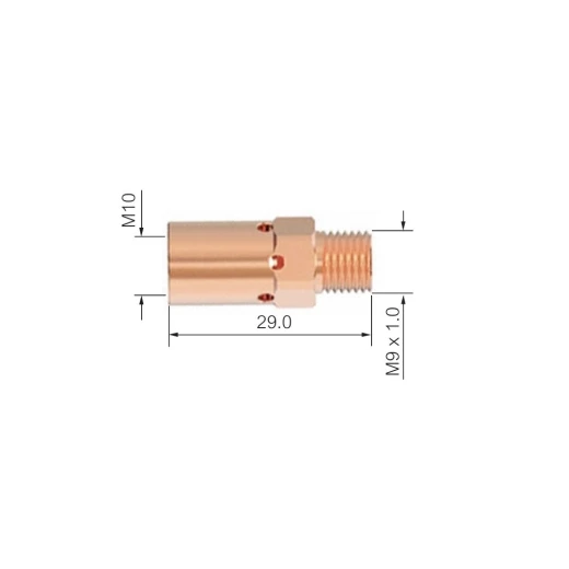 Вставка под наконечник Parker М10 CuCrZr 29,0 мм усиленная для MIG/MAG сварки