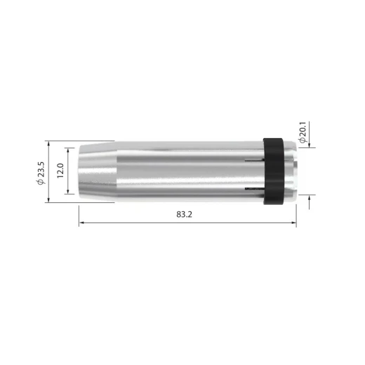 Сопло газовое Parker сильно коническое медное 12 мм для горелок SGB 360A / SB 360A Auto / MMB 360A (MIG/MAG)
