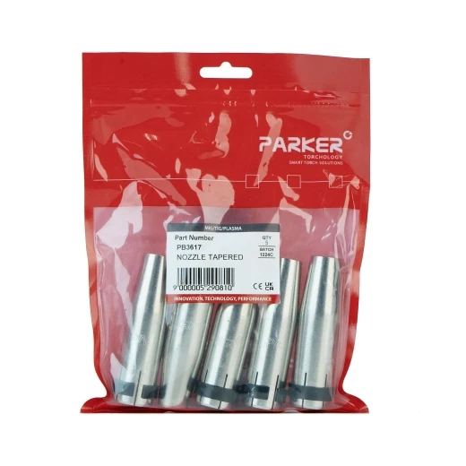 Сопло газовое Parker сильно коническое медное 12 мм для горелок SGB 360A / SB 360A Auto / MMB 360A (MIG/MAG)