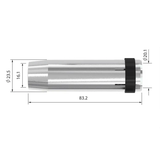 Сопло газовое Parker коническое медное 16,1 мм для горелок SGB 360A / SB 360A Auto / MMB 360A / DMB 360A (MIG/MAG)