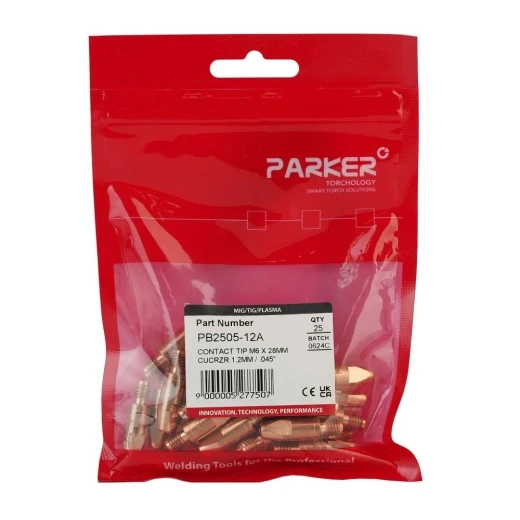 Контактный наконечник Parker M6 1,2 L28,0 CuCrZr для AL проволоки для MIG/MAG сварки