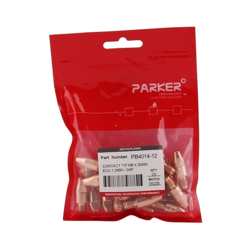Контактный наконечник Parker М8 1,2 L30,0 ECu для MIG/MAG сварки