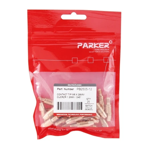 Контактный наконечник Parker М6 1,2 L28,0 CuCrZr для MIG/MAG сварки