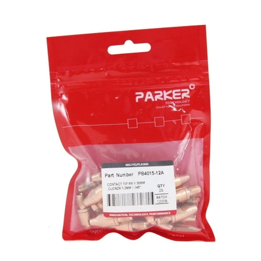 Контактный наконечник Parker М8 1,2 L30,0 CuCrZr для AL проволоки для MIG/MAG сварки