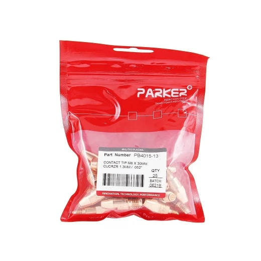 Контактный наконечник Parker М8 1,3 L30,0 CuCrZr для MIG/MAG сварки