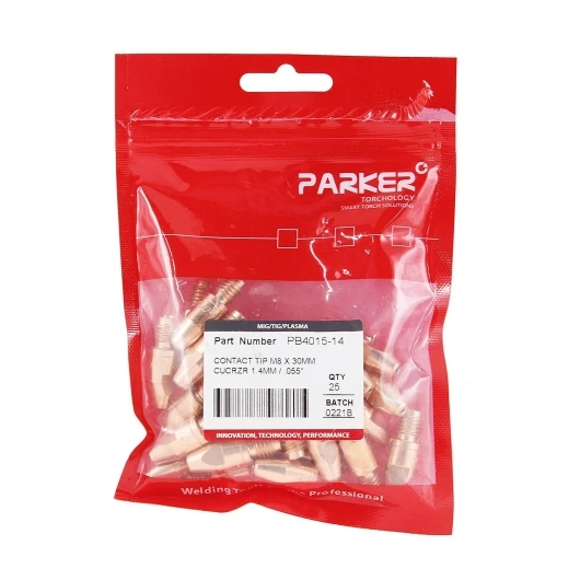 Контактный наконечник Parker М8 1,4 L30,0 CuCrZr для MIG/MAG сварки