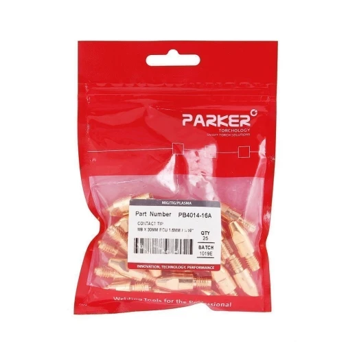 Контактный наконечник Parker М8 1,6 L30,0 ECu для AL проволоки для MIG/MAG сварки