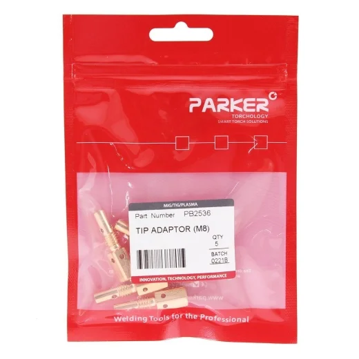 Вставка под наконечник Parker М8 латунная 35,0 мм для MIG/MAG сварки
