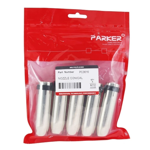 Сопло газовое Parker коническое латунное эконом 16 мм для горелок SGB 360A / SB 360A Auto (MIG/MAG)
