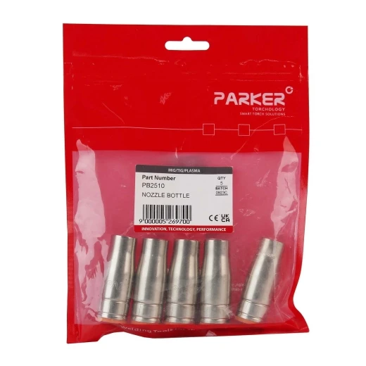 Сопло газовое Parker бутылочное 14,5 мм для горелок SGB 250A / SGF 250A / SB 250A Auto (MIG/MAG)