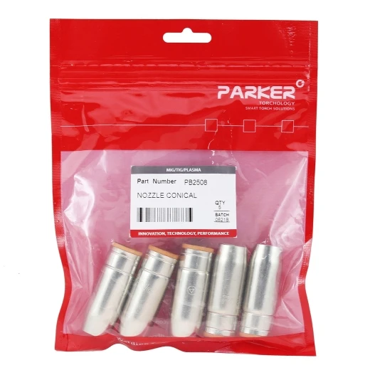 Сопло газовое Parker коническое медное 15 мм для полуавтоматических горелок SGB 250A / SGF 250A / SB 250A Auto (MIG/MAG)