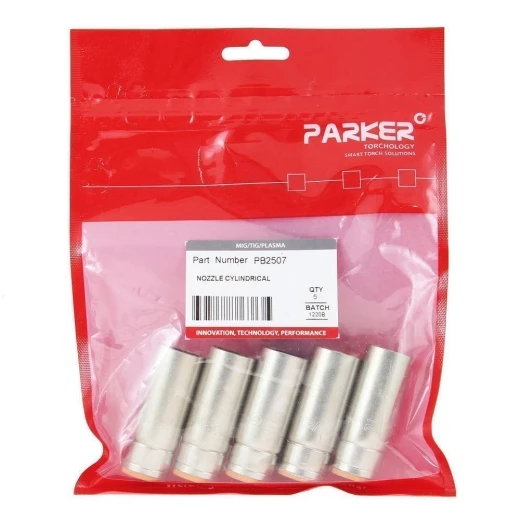 Сопло газовое Parker цилиндрическое медное 18 мм для горелок SGB 250A / SGF 250A / SB 250A Auto (MIG/MAG)