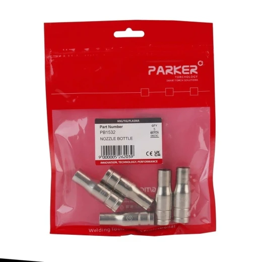 Сопло газовое Parker бутылочное медное 12,8 мм для полуавтоматических горелок SGB 150A / SGF 150A / STH 150AE (MIG/MAG)