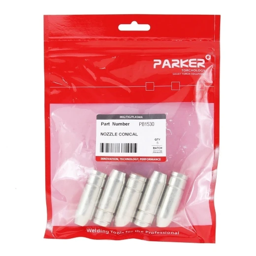 Сопло газовое Parker коническое медное 12 мм для полуавтоматических горелок SGB 150A / SGF 150A / STH 150AE (MIG/MAG)