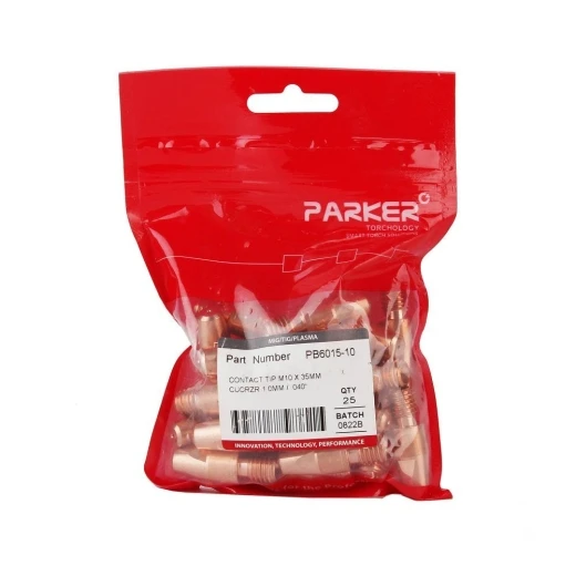 Контактный наконечник Parker М10 1,0 L35,0 CuCrZr для MIG/MAG сварки
