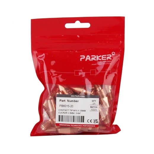 Контактный наконечник Parker М10 2,0 L35,0 CuCrZr для MIG/MAG сварки