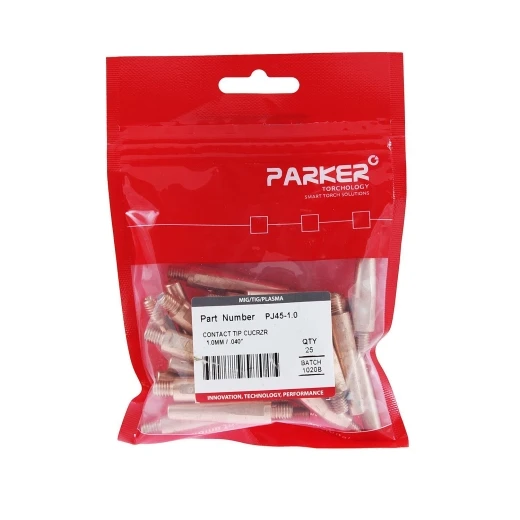 Контактный наконечник Parker М6 1,0 L45,0 CuCrZr для MIG/MAG сварки
