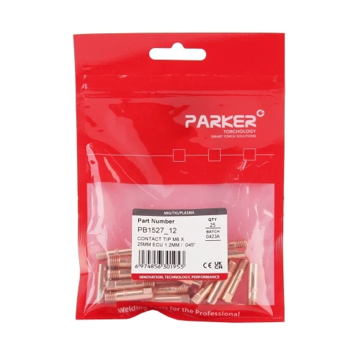 Контактный наконечник Parker М6 1,2 L25,0 ECu для MIG/MAG сварки