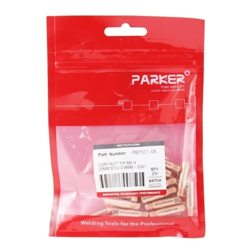 Контактный наконечник Parker М6 0,8 L25,0 ECu для MIG/MAG сварки