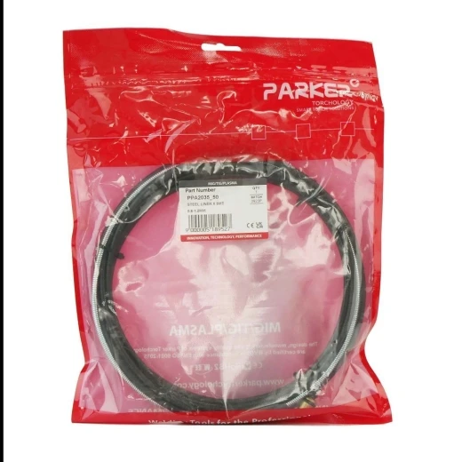 Направляющий канал Parker 1,0-1,4 мм чёрный 5 метров (стальная спираль) для MIG/MAG сварки