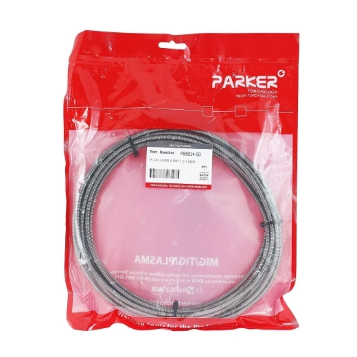 Направляющий канал Parker 1,2-1,6 мм 5 метров (стальная спираль с литым ниппелем без оплётки) для MIG/MAG сварки