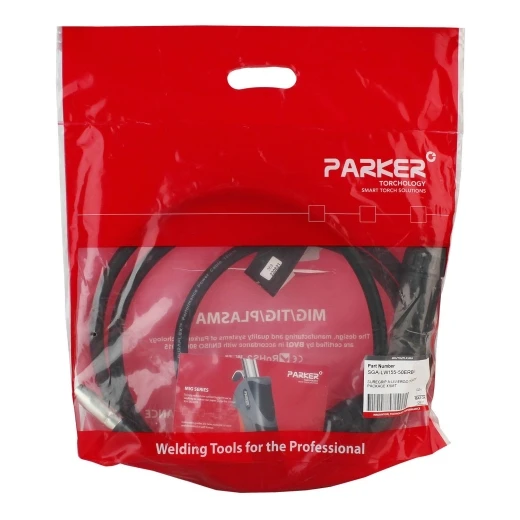 Сварочная полуавтоматическая горелка Parker SGA-LW 155A с облегчённым сварочным кабелем 3 метра (MIG/MAG)
