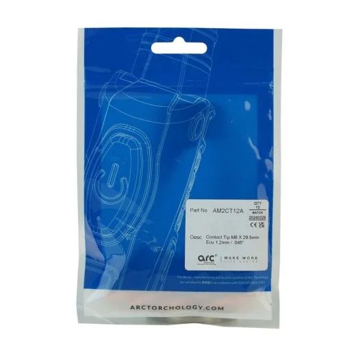 Контактный наконечник Arc М8 1,2 L29,5 ECu для AL проволоки для MIG/MAG сварки