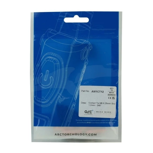 Контактный наконечник Arc М6 1,2 L25,0 ECu для MIG/MAG сварки